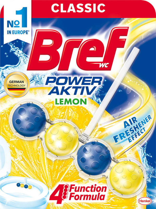 Блок для унітазу BREF lemon, 1х50г